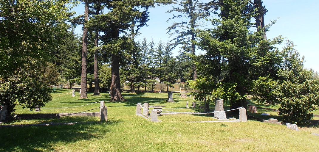 a view of Mt. Baker Cemetery